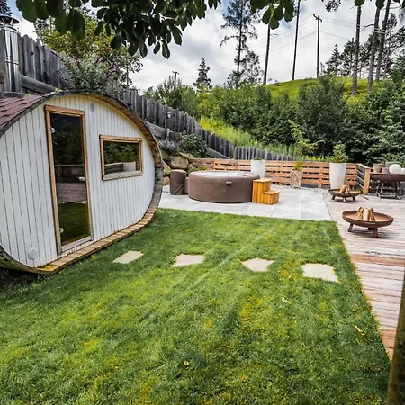 Midera Serlesblick Mit Sauna Und Whirlpool בקתה